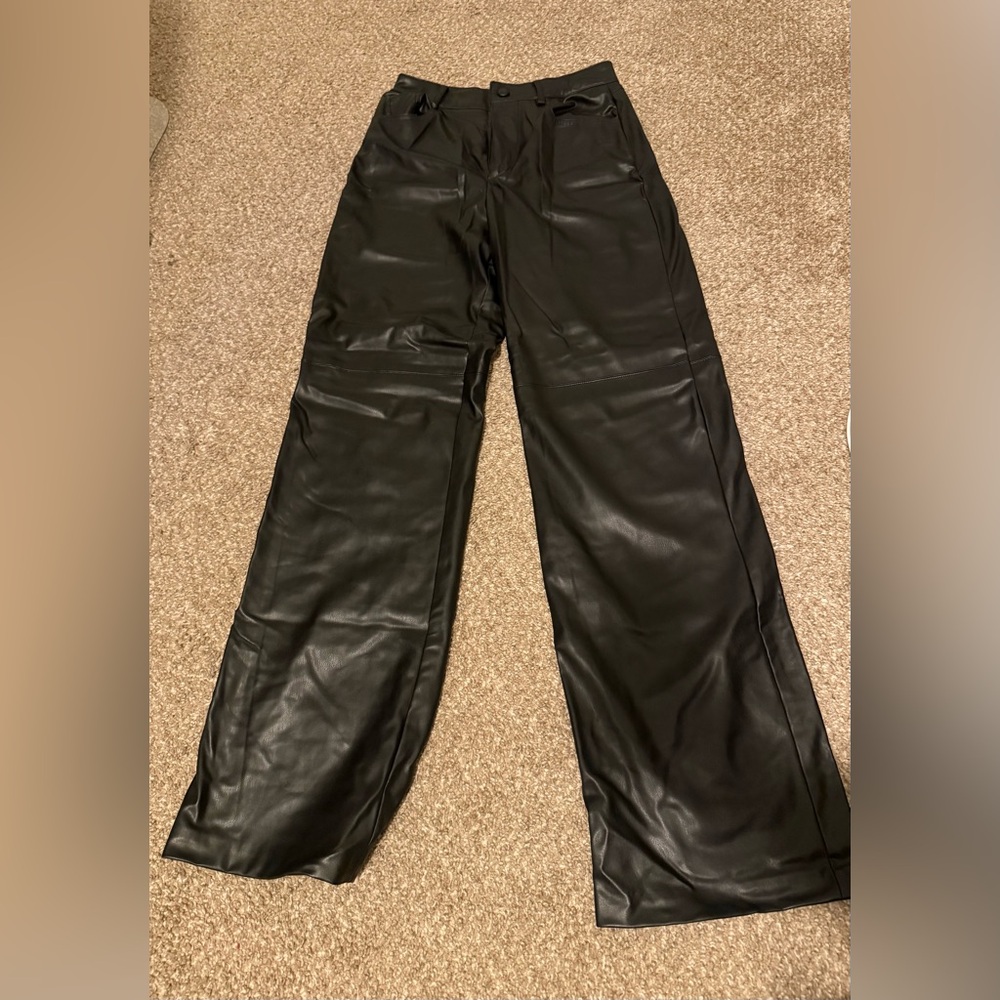 Black Leather Pants